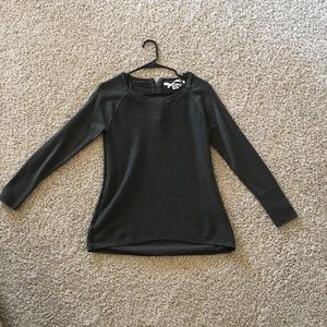 Max Studio Sweater Gray Large Merino